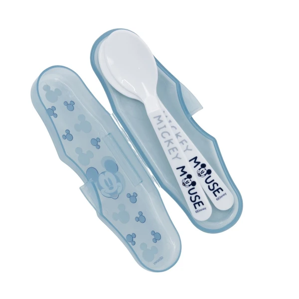 TRAVEL SET 2 SPOONS MICKEY MOUSE FULL OF SMILES