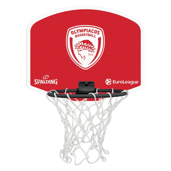 SPALDING EUROLEAGUE ΜΠΑΣΚΕΤΑΚΙ MICRO MINI BB ΟΛΥΜΠΙΑΚΟΣ