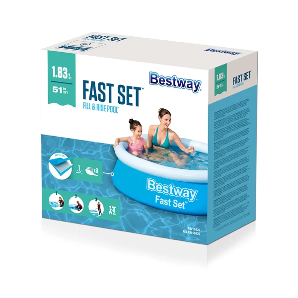 BESTWAY ΠΙΣΙΝΑ 183X51 cm FAST SET