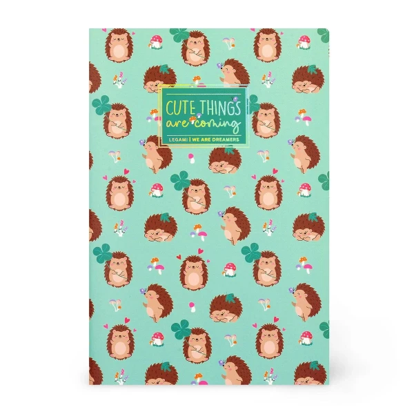 LEGAMI NOTEBOOK A5 LINED MEDIUM - HEDGEHOG