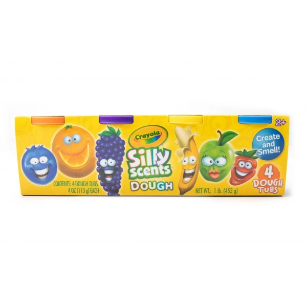 CRAYOLA SILLY SCENTS DOUGH ΣΕΤ ΜΕ 4 ΒΑΖΑΚΙΑ