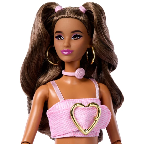 BARBIE DELUXE STYLE ΚΟΥΚΛΑ ΜΕ ΡΟΖ ΚΑΜΠΑΝΑ ΤΖΗΝ