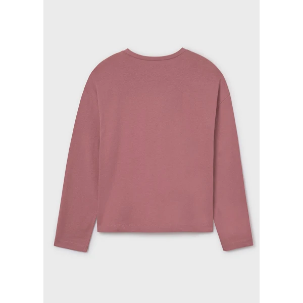 MAYORAL LONG-SLEEVE T-SHIRT DESIGN PINK 