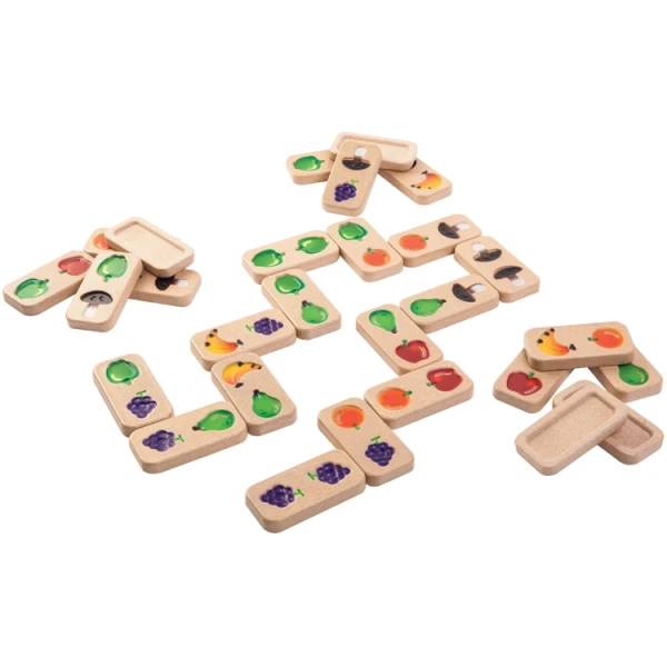 DOMINO GAME PLAN TOYS WITH FRUITS & VEGETABLES