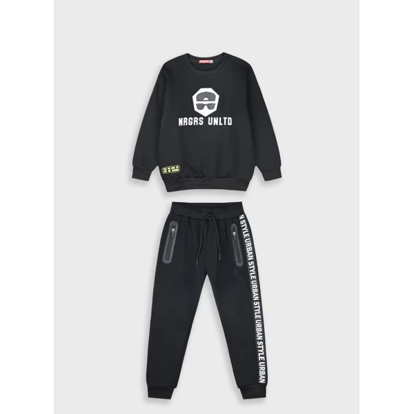 ENERGIERS TRACKSUIT BOY BLACK