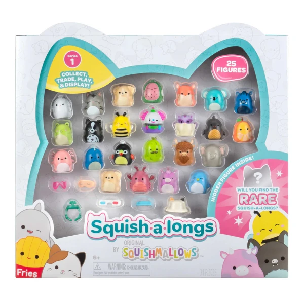 SQUISH-A-LONGS - ΣΕΤ ΦΙΓΟΥΡΩΝ & ΑΞΕΣΟΥΑΡ 25 τεμ.