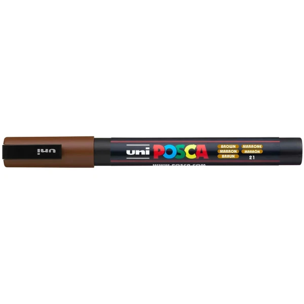 POSCA ΜΑΡΚΑΔΟΡΟΣ PC-3M 0.9-1.3mm - ΚΑΦΕ