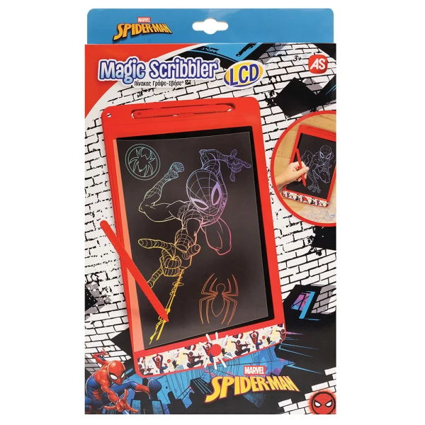 AS LCD ΓΡΑΨΕ - ΣΒΗΣΕ SPIDERMAN ΓΙΑ 3+ ΕΤΩΝ