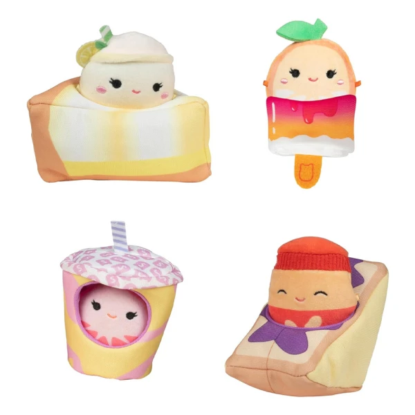 MICROMALLOWS - PLAY SET OF 8 PLUSH TOYS 6cm SQUISHMALLOWS & ACCESSORIES