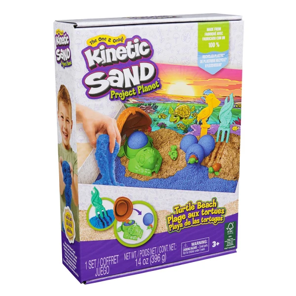 KINETIC SAND BEACH SET TURTLE