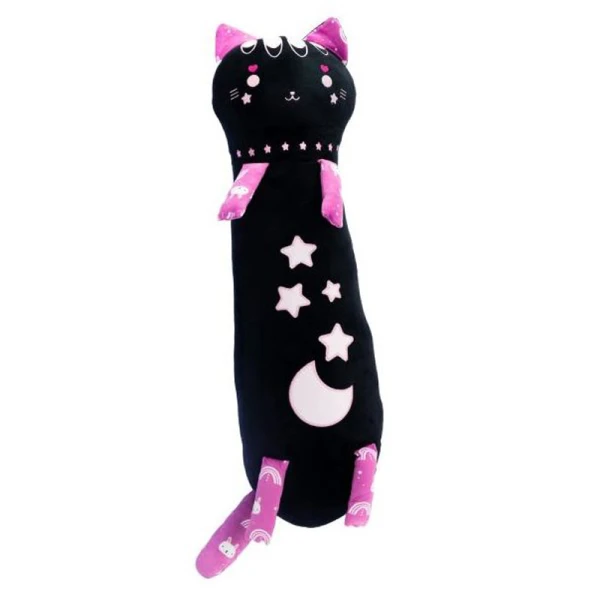 PLUSH PILLOW BLACK CAT NANA 80 cm