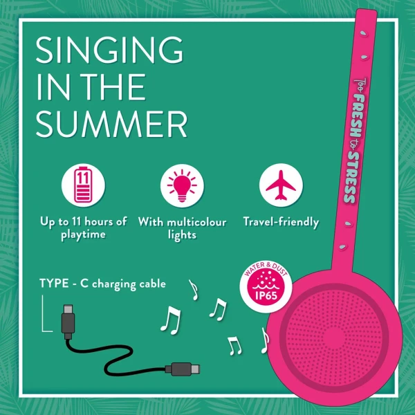 LEGAMI SINGING IN THE SUMMER ΑΔΙΑΒΡΟΧΟ ΑΣΥΡΜΑΤΟ ΗΧΕΙΟ WATERMELON 