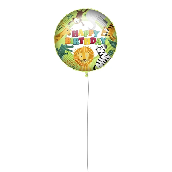 ΜΠΑΛΟΝΙ HAPPY BIRTHDAY JUNGLE FOIL 46 cm
