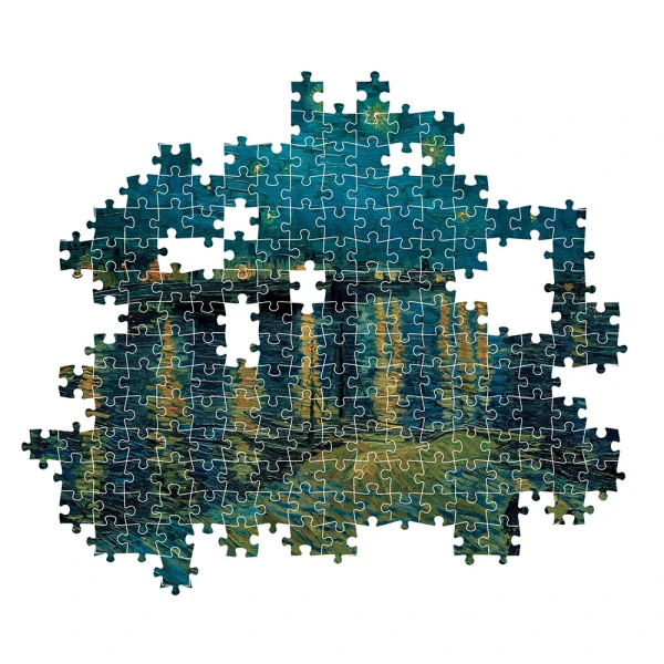CLEMENTONI MUSEUM COLLECTION PUZZLE VAN GOGH STARRY NIGHT OVER THE RHÔNE 1000 pcs