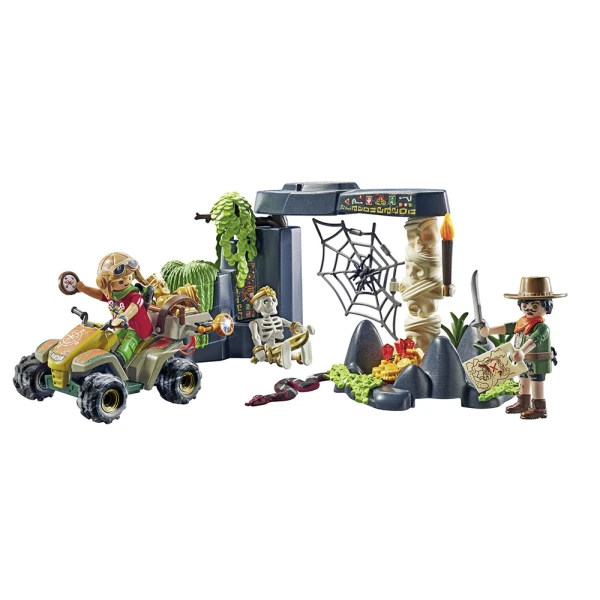 PLAYMOBIL DINOS ΚΥΝΗΓΙ ΘΗΣΑΥΡΟΥ ΣΤΗΝ ΖΟΥΓΚΛΑ