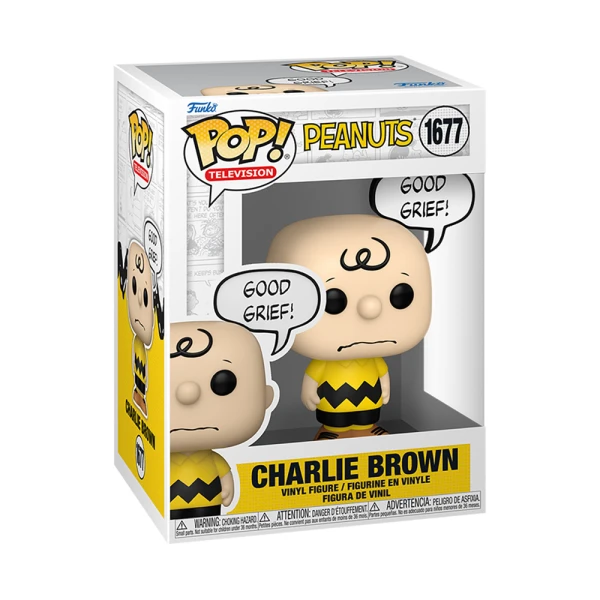 FUNKO POP! PEANUTS ΦΙΓΟΥΡΑ ΒΙΝΥΛΙΟΥ CHARLIE BROWN (GOOD GRIEF) 1677