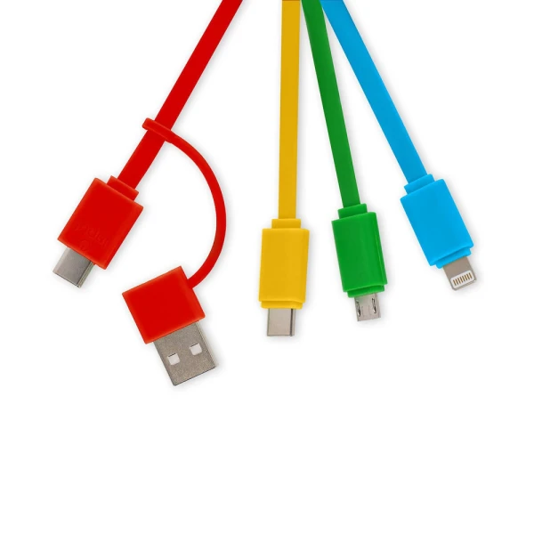 LEGAMI MULTIPLE CHARGING CABLE LINK UP - RAINBOW