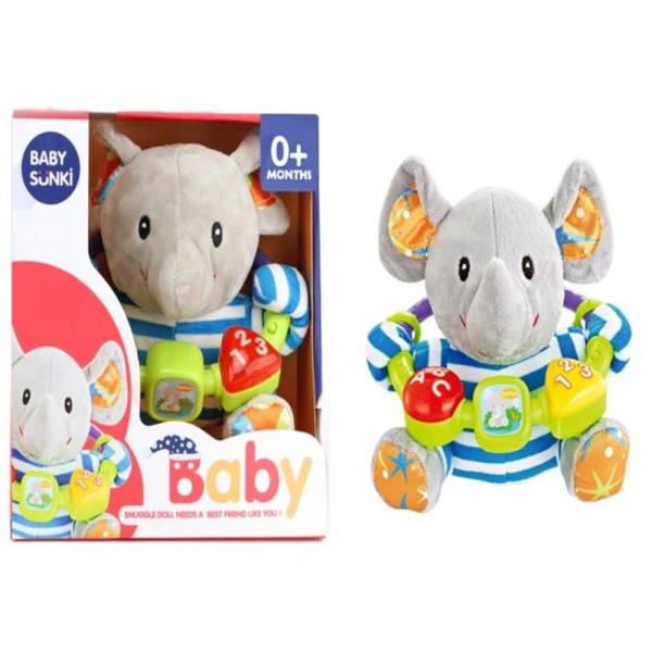 EDUCATIONAL TOY BEBE ELEPHANT WITH LIGHT AND MUSIC