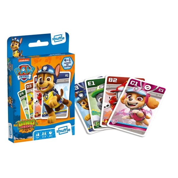 CARDS BOARD GAME SHUFFLE FUN - PAW PATROL RANGE