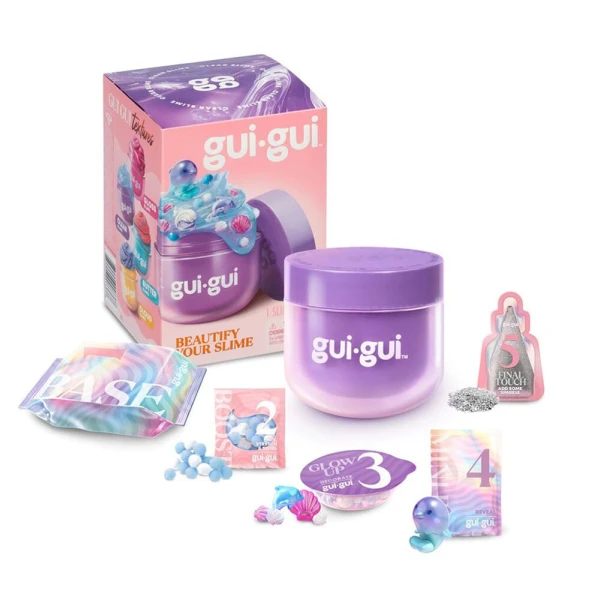 GUI-GUI SLIME ΒΑΖΑΚΙ ΜΕ ΑΡΩΜΑΤΙΚΗ ΧΛΑΠΑΤΣΑ ΚΑΙ ΦΙΓΟΥΡΑ - 4 ΧΡΩΜΑΤΑ