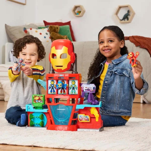 MARVEL IRON MAN AND HIS AWESOME FRIENDS ΣΕΤ ΠΑΙΧΝΙΔΙΟΥ IRON QUARTERS