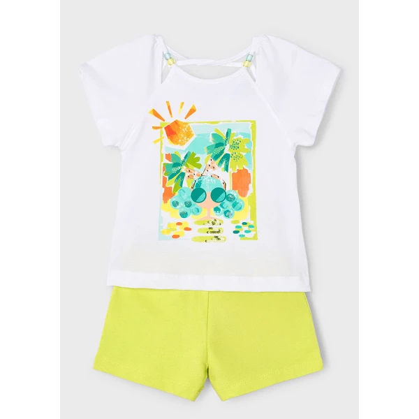 MAYORAL SET SHORTS YELLOW 