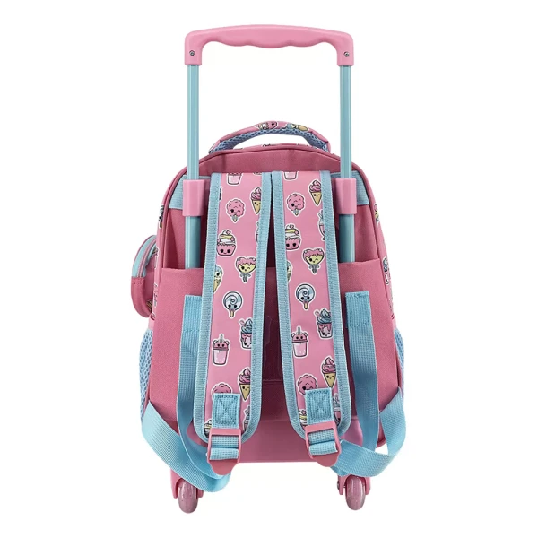 MUST TEAM ΤΣΑΝΤΑ TROLLEY ΝΗΠΙΟΥ 27Χ10Χ31 εκ. 2 ΘΗΚΕΣ PINK CUPCAKE