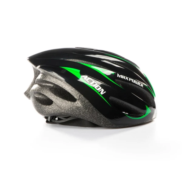 BICYCLE HELMET WITH LIGHT SIZE L - 2 IN COLORS