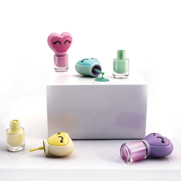 HAPPIHOBBI NAIL POLISH SPARKLE LOVE - 4 COLORS