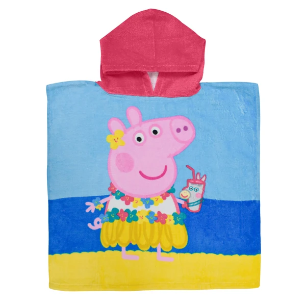 ΠΟΝΤΣΟ ΠΕΤΣΕΤΑ ΘΑΛΑΣΣΗΣ 50X100 cm PEPPA PIG BEACH PARTY