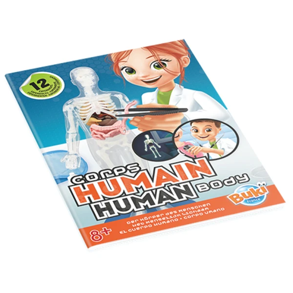 BUKI HUMAN BODY 12 EXPERIMENTS