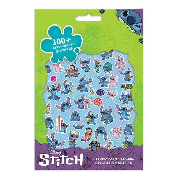 ΜΠΛΟΚ ΜΕ ΑΥΤΟΚΟΛΛΗΤΑ 300 τεμ. 14,5Χ21,5 εκ. LILO & STITCH