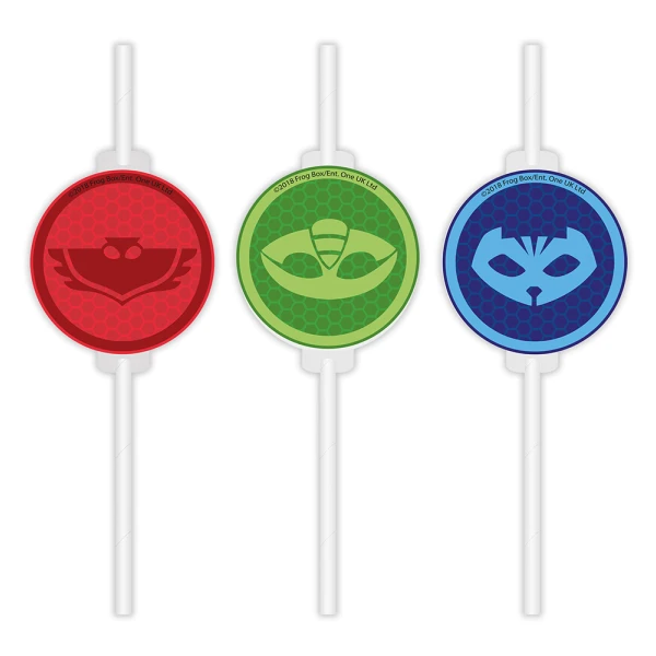 ΧΑΡΤΙΝΑ ΚΑΛΑΜΑΚΙΑ 4 τεμ. PJ MASKS