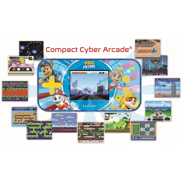 LEXIBOOK COMPACT CYBER ARCADE PORTABLE GAMING CONSOLE - PAW PATROL
