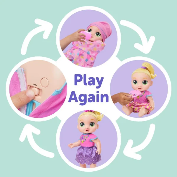 BABY ALIVE ΚΟΥΚΛΑ ΜΩΡΟ BABY GROWS UP LALA
