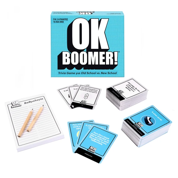 AS GAMES BOARD GAME OK BOOMER - FOR AGES 16+ AND 2-8 PLAYERS