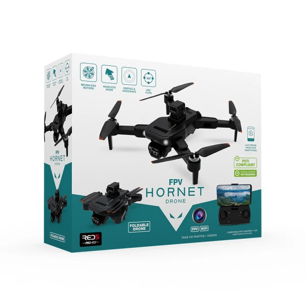 RED5 ΤΗΛΕΚΑΤΕΥΘΥΝΟΜΕΝΟ FPV HORNET DRONE ΜΕ ΖΩΝΤΑΝΗ ΜΕΤΑΔΟΣΗ ΒΙΝΤΕΟ