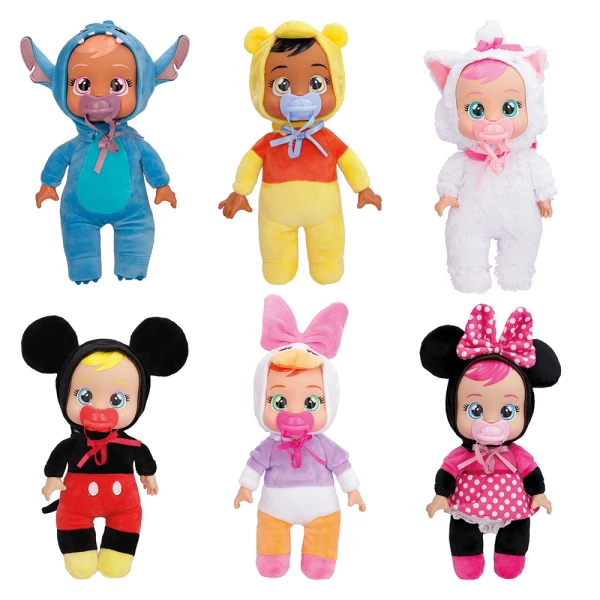 CRY BABIES ΚΛΑΨΟΥΛΙΝΙΑ TINY CUDDLES DISNEY ΔΙΑΔΡΑΣΤΙΚΗ ΚΟΥΚΛΑ ΚΛΑΙΕΙ ΜΕ ΑΛΗΘΙΝΑ ΔΑΚΡΥΑ - 6 ΣΧΕΔΙΑ