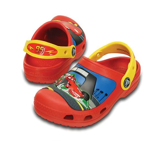 CROCS McQUEEN & FRANCESCO CLOG FLAME/YELLOW