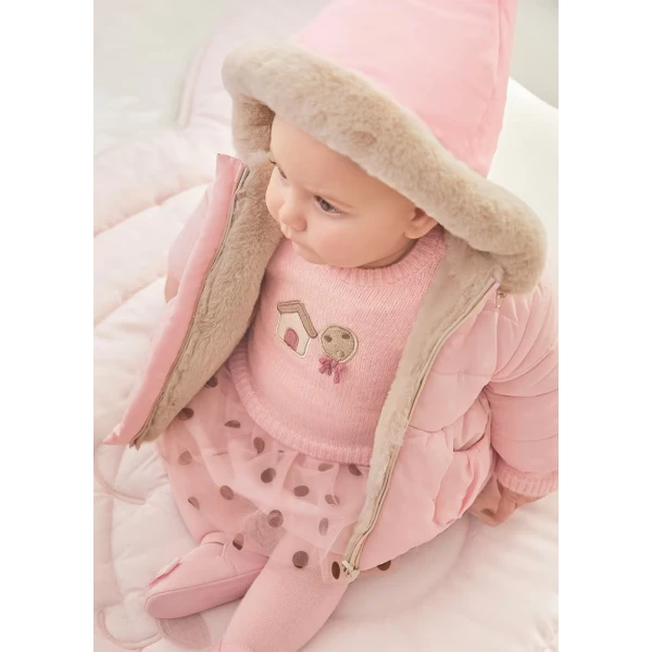 MAYORAL JACKET DOUBLE-SIDED BABY PINK