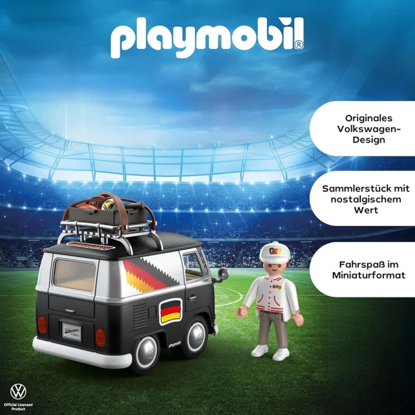 PLAYMOBIL VOLKSWAGEN T1 CAMPER - GERMANY NATIONAL TEAM