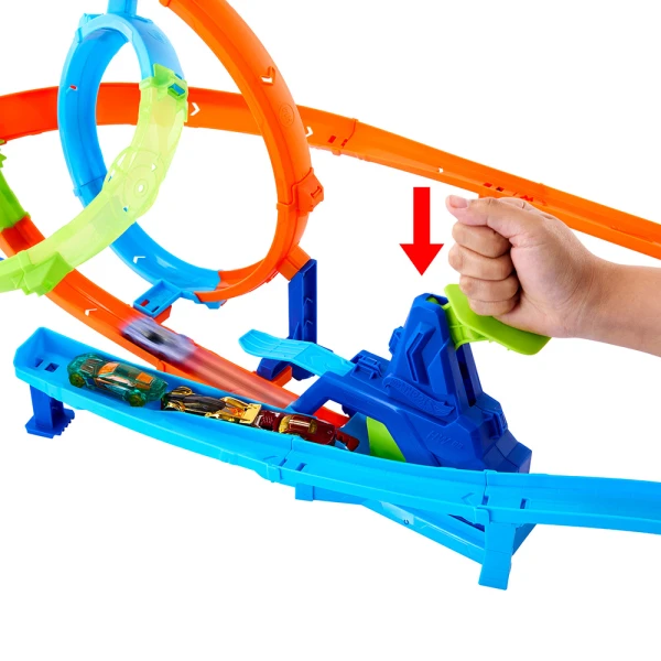 HOT WHEELS STUNT RAPID LAUNCH CYCLONE