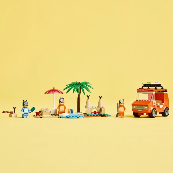 LEGO® BLUEY BEACH & FAMILY CAR TRIP