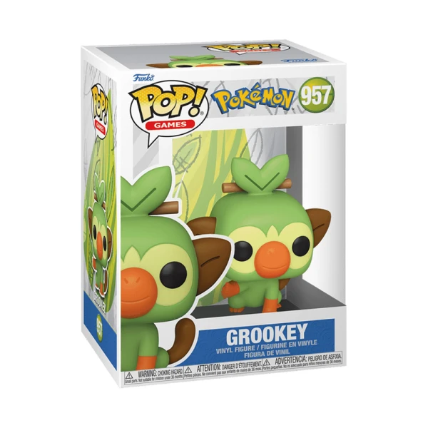 FUNKO POP! GAMES POKEMON ΦΙΓΟΥΡΑ ΒΙΝΥΛΙΟΥ GROOKEY 957