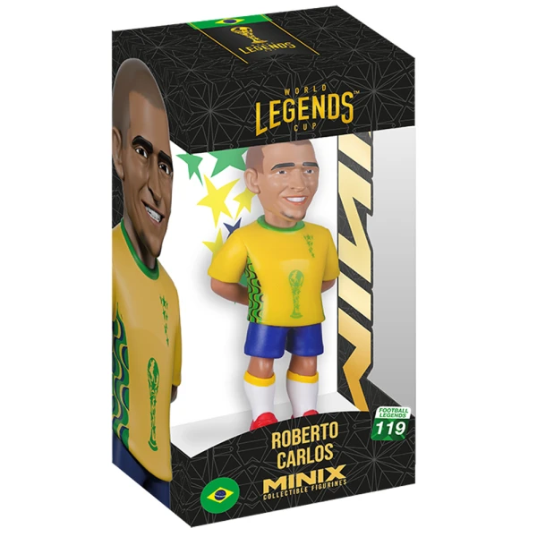 MINIX LEGENDS WORLD CUP ΒΡΑΖΙΛΙΑ ΦΙΓΟΥΡΑ 12 cm ROBERTO CARLOS