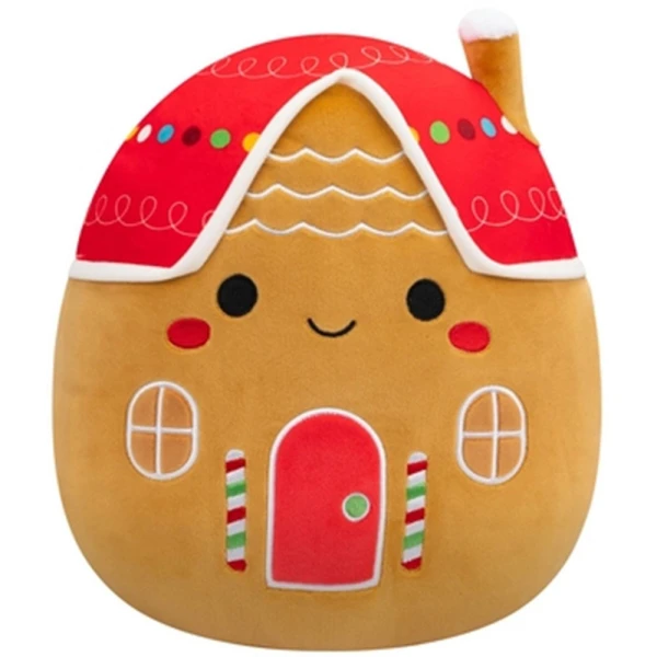SQUISHMALLOWS XMAS PLUSH 13 cm -  CASA THE GINGERBREAD HOUSE