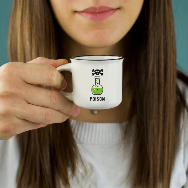 LEGAMI SET 2 ESPRESSO MUGS POISON & ANTIDOTE