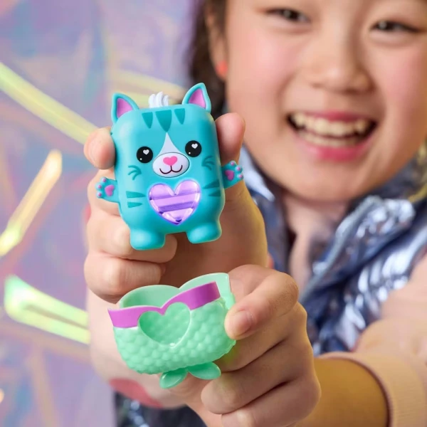 NANO-MALS ELECTRONIC FIDGET PET - PAWTRICIA THE BLUE KITTY 