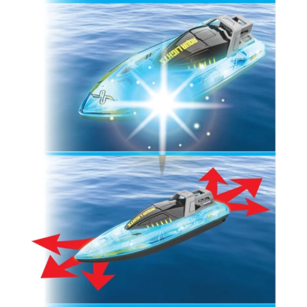 REMOTE CONTROL SPEEDBOAT EXOST AQUA LIGHTS 2.4GHz
