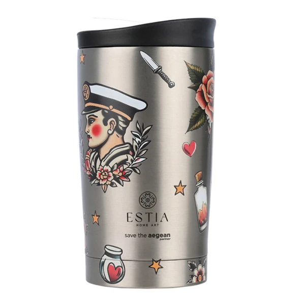 ESTIA HOME ART ΚΟΥΠΑ ΤΑΞΙΔΙΟΥ 350ml - OLD SCHOOL INK